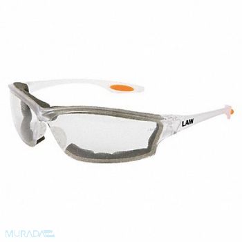 MCR SAFETY Safety Glasses Clear, 6LGY5