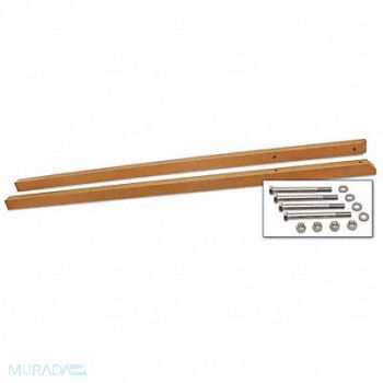 UNITED VISUAL PRODUCTS Sign Post Brown Plastic 10 ft L PK2, 6LUX6