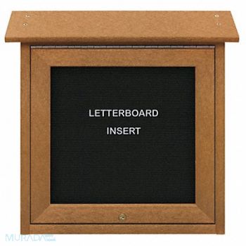 UNITED VISUAL PRODUCTS Enclosed Bulletin Board Letter 18 x18, 6LVD1