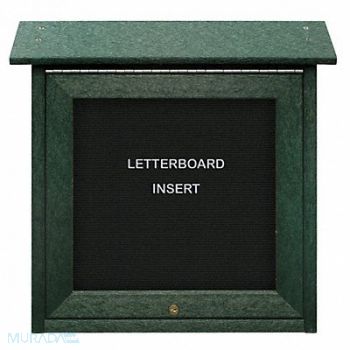 UNITED VISUAL PRODUCTS Enclosed Bulletin Board Letter 18 x18, 6LVD3