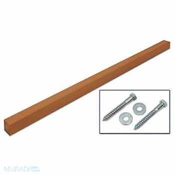 UNITED VISUAL PRODUCTS Sign Post Brown Plastic 8 ft L, 6LVD7