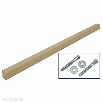 UNITED VISUAL PRODUCTS Sign Post Light Brown Plastic 8 ft L, 6LVD8