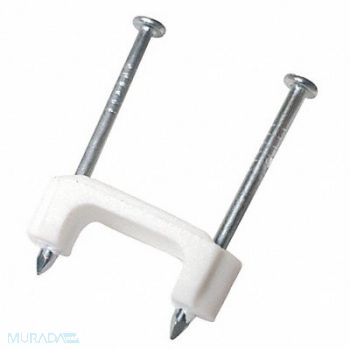 GARDNER BENDER Cable Staple 1/2In Plastic Romex Pk100, 6LVE7