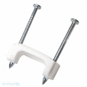 GARDNER BENDER Cable Staple 3/4In Plastic Romex Pk100, 6LVF1