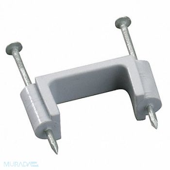 GARDNER BENDER Cable Staple 1-1/2In Plastic Serv E Pk2, 6LVG1