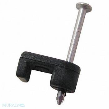 GARDNER BENDER Cable Staple 3/16In Plastic Tele Pk100, 6LVG8