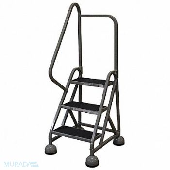 COTTERMAN D5251 Rolling Ladder Hndrl Platfm 27 In H, 6LYD2