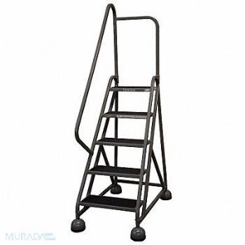 COTTERMAN D5253 Rolling Ladder Hndrl Platfm 45 In H, 6LYF2
