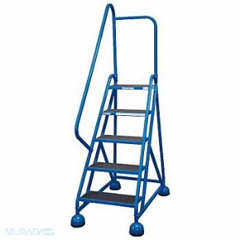 COTTERMAN D5253 Rolling Ladder Hndrl Platfm 45 In H, 6LYF3