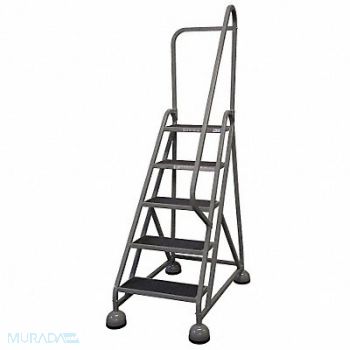 COTTERMAN D5257 Rolling Ladder Hndrl Platfm 45 In H, 6LYF7