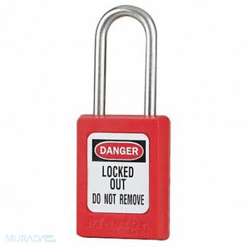 MASTER LOCK Lockout Padlock KA Red 1-13/16 H PK6, 6MDC2