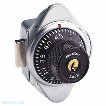 MASTER LOCK Built In Locker Lock 2 7/8 in Dial Black, 6MCW1