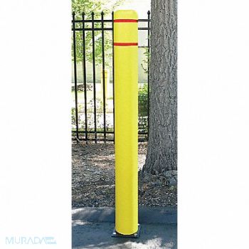 POST GUARD Flexible Bollard Fold Down 7-7/16, 6MGW5