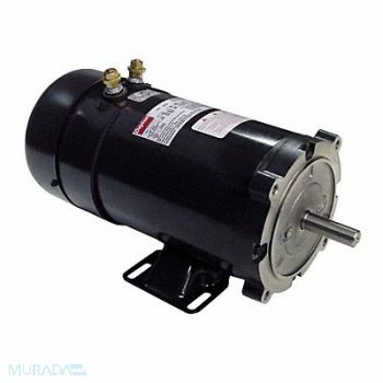 DAYTON DC Motor 1 HP 1800 rpm 12V DC 56C TEFC, 6ML06