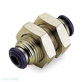 AIGNEP USA Bulkhead Union Brass Push-Fit 5/16in PK5, 31TT82
