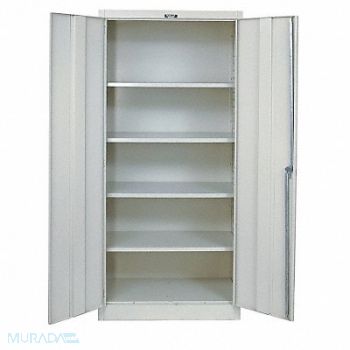 HALLOWELL Storage Cabinet 78 x36 x24 Tan 4Shlv, 6MNX1