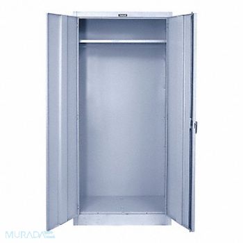 HALLOWELL Storage Cabinet 78 x36 x18 LtGry 1Shlv, 6MPA2