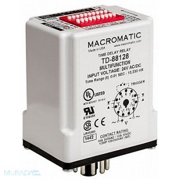 MACROMATIC H7781 Time Delay Relay 240VAC 10A SPDT, 6MPP5