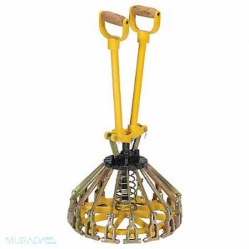 GRAINGER APPROVED Pail Lid Closer Yellow Steel 26 in, 6MRH9