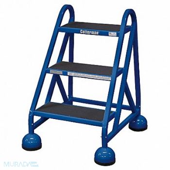 COTTERMAN D5261 Rolling Ladder Welded Platform 27In H, 6MXE7