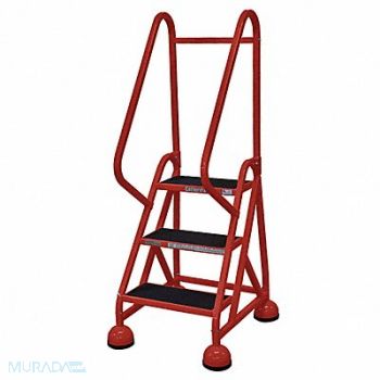 COTTERMAN D5265 Rolling Ladder Hndrl Platfm 27 In H, 6MXF4