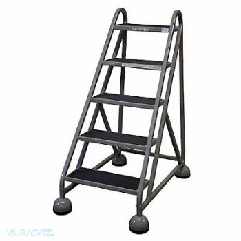 COTTERMAN D5263 Rolling Ladder Welded Platform 45In H, 6MXJ6