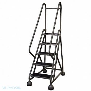 COTTERMAN D5267 Rolling Ladder Hndrl Platfm 45 In H, 6MXK1