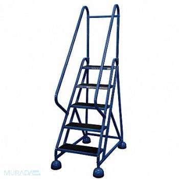COTTERMAN D5267 Rolling Ladder Hndrl Platfm 45 In H, 6MXK2