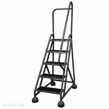 COTTERMAN D5277 Rolling Ladder Hndrl Platfm 45 In H, 6MXL1