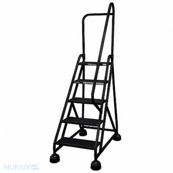 COTTERMAN D5277 Rolling Ladder Hndrl Platfm 45 In H, 6MXL5