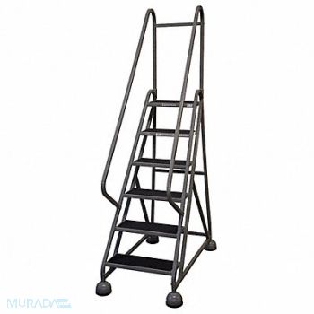 COTTERMAN D5268 Rolling Ladder Hndrl Platfm 54 In H, 6MXL6