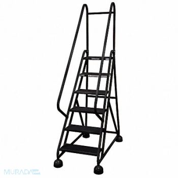 COTTERMAN D5268 Rolling Ladder Hndrl Platfm 54 In H, 6MXN0