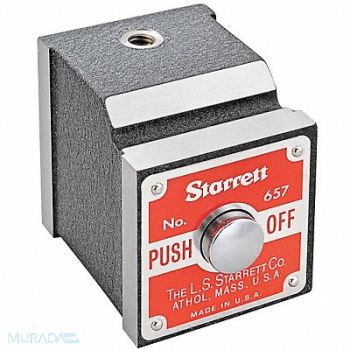 STARRETT Magnetic Indicator Holder 100 Lb 1/4-20, 6NAZ4