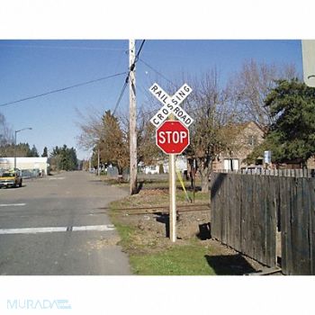 DAVIDSON Sign Post Reflector White 6 ft H, 6NDV2