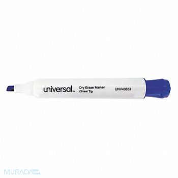 UNIVERSAL Dry Erase Marker Chisel PK12, 6NDZ8
