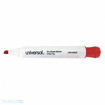 UNIVERSAL Dry Erase Marker Chisel PK12, 6NDZ9