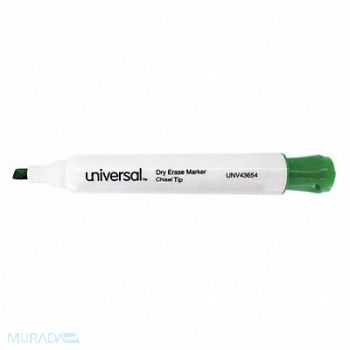UNIVERSAL Dry Erase Marker Chisel PK12, 6NEA0