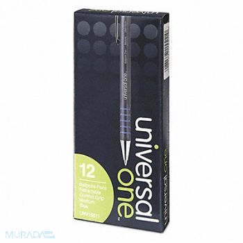 UNIVERSAL ONE Ballpoint Pens Blue PK12, 6NEE2
