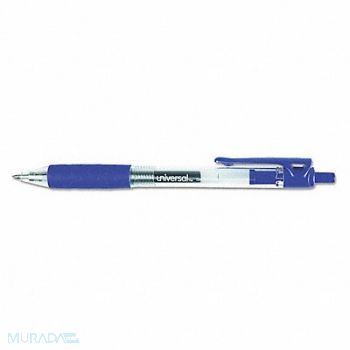 UNIVERSAL ONE Gel Pens Blue PK12, 6NEE8