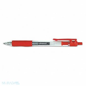 UNIVERSAL ONE Gel Pens Red PK12, 6NEE9