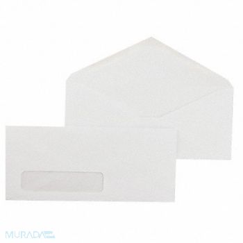 UNIVERSAL Window Envelope Gummed Flap PK500, 6NEP9