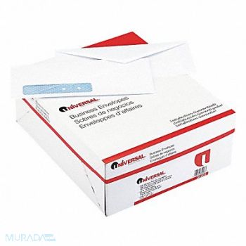 UNIVERSAL Window Envelope Gummed Flap PK500, 6NER0