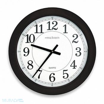 GRAINGER APPROVED Wall Clock Analog Battery, 6NN67