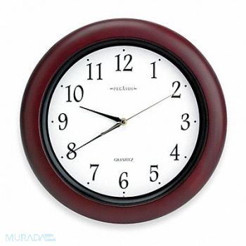 GRAINGER APPROVED Wall Clock Analog Battery, 6NN69