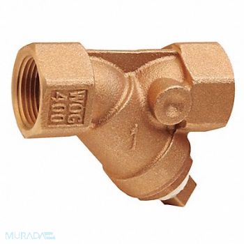 GRAINGER APPROVED Y Strainer 5 1/4 H 20 mesh Bronze, 6NPX4