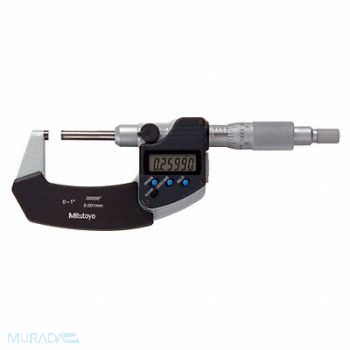 MITUTOYO Digital Micrometer Non-Rotating 1 In SPC, 6NPZ4