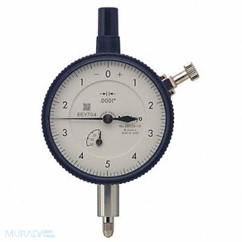 MITUTOYO Dial Indicator 0 to 0.025 In 0-5-0, 6NRA7