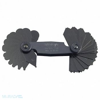 MITUTOYO Radius Gauge Set, 6NRD1