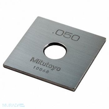 MITUTOYO Gage Block Square Steel 0.050 In ASME 0, 6NRE7