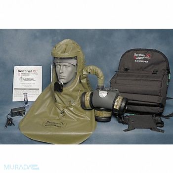 ILC DOVER PAPR System CBRN Butyl Hood Belt-Mount, 6NTX3